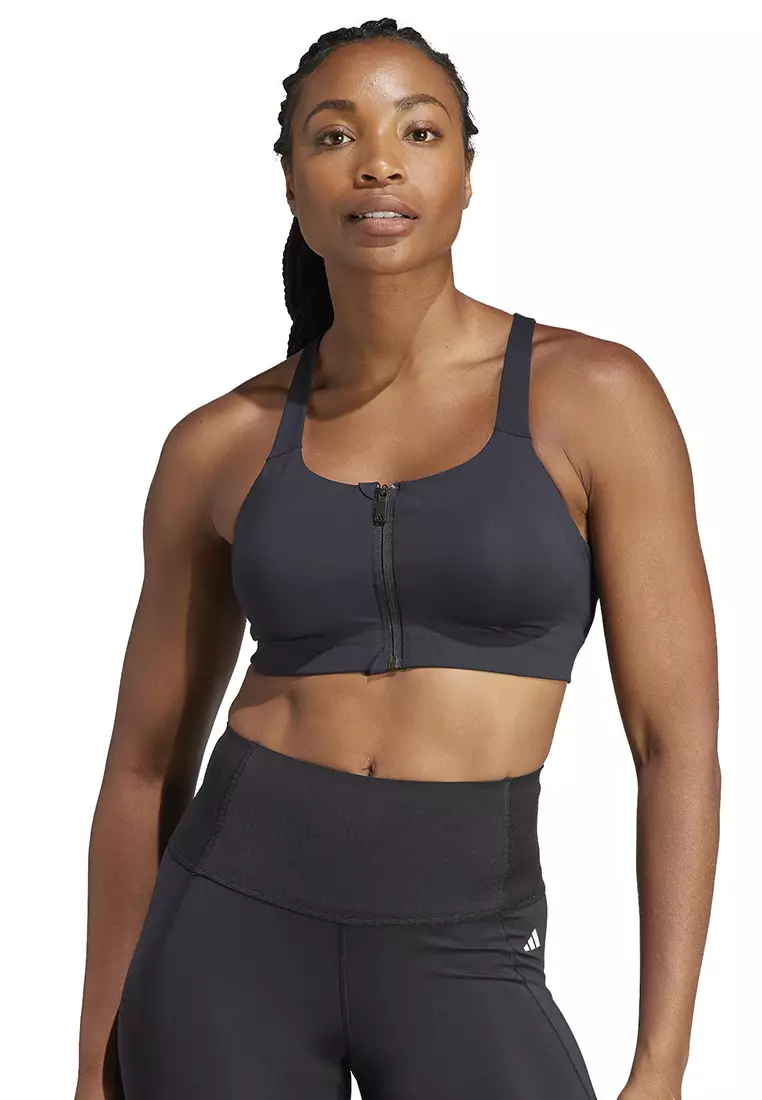 ADIDAS tlrd impact luxe high support zip bra ZALORA