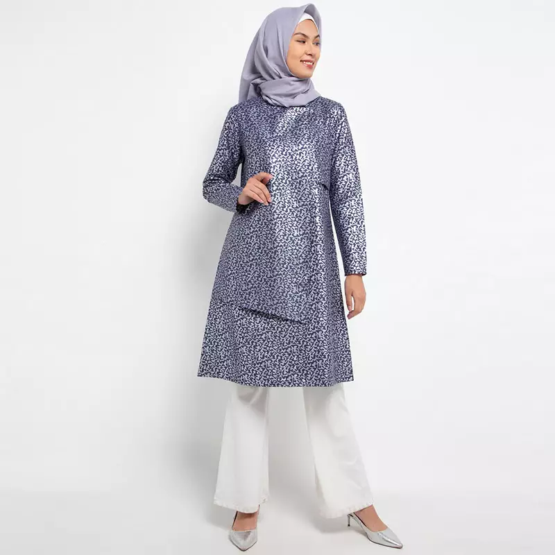 Arya Tunic in Blue Print