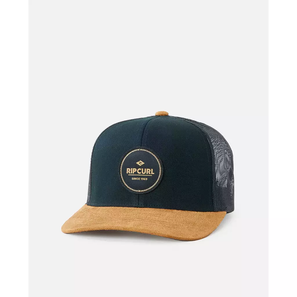 Rip Curl Routine Curve Trucker - Black/Tan