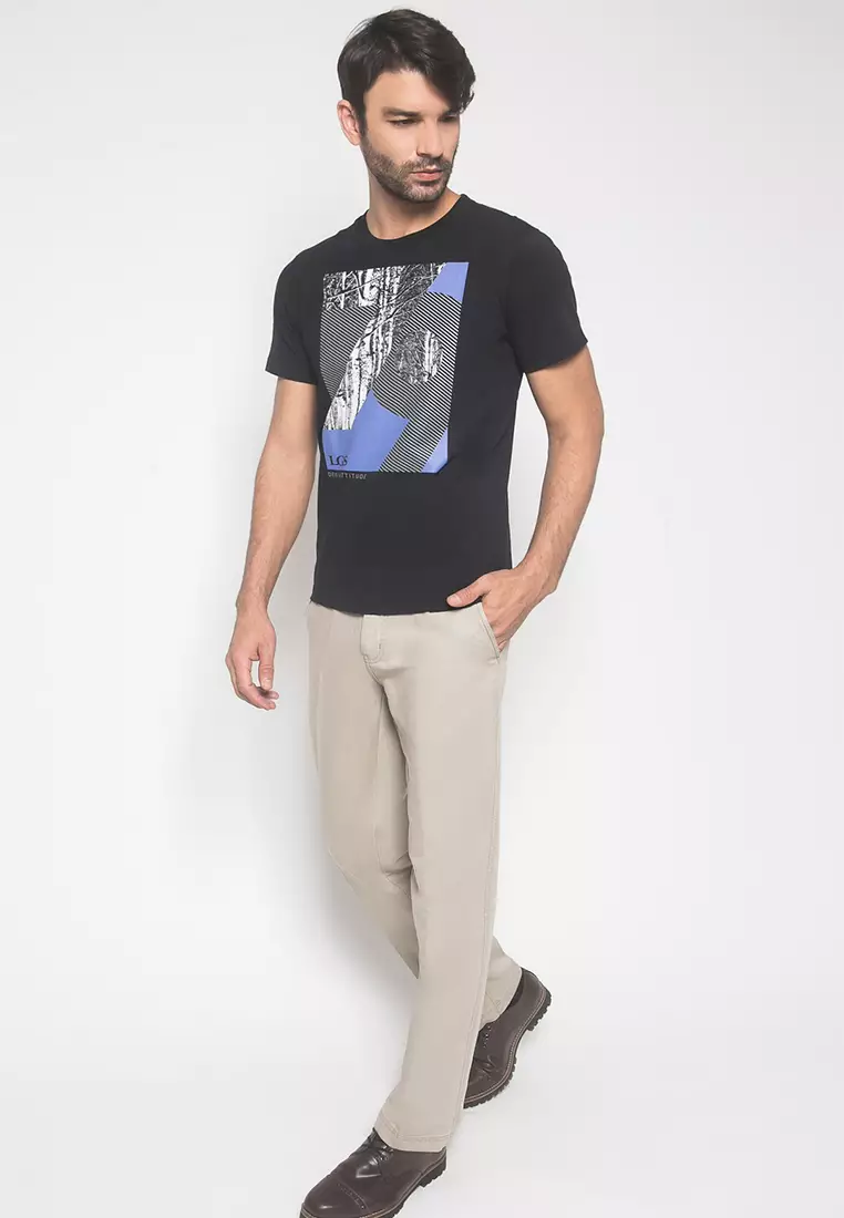 LGS - Celana Panjang Chinos Casual Pria Warna Coksu CCT.500.027.005.C