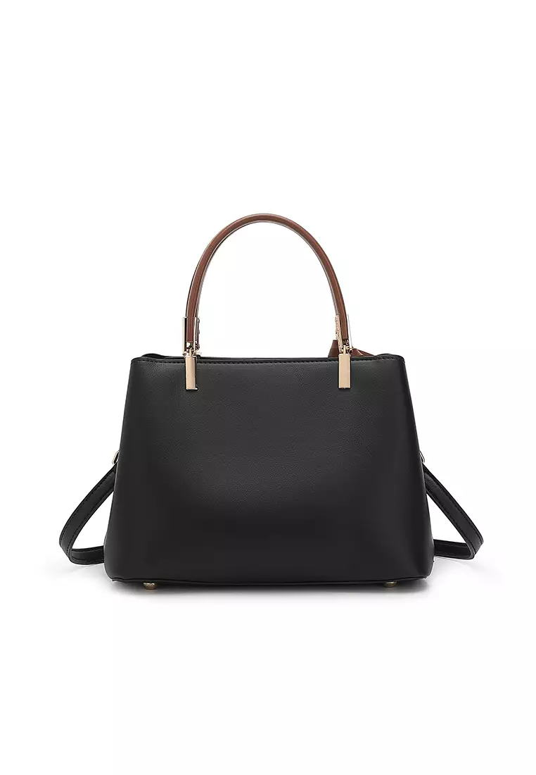 Women's Top Handle Bag / Sling Bag / Crossbody Bag (Tas Selempang / Tas Tangan) - Hitam