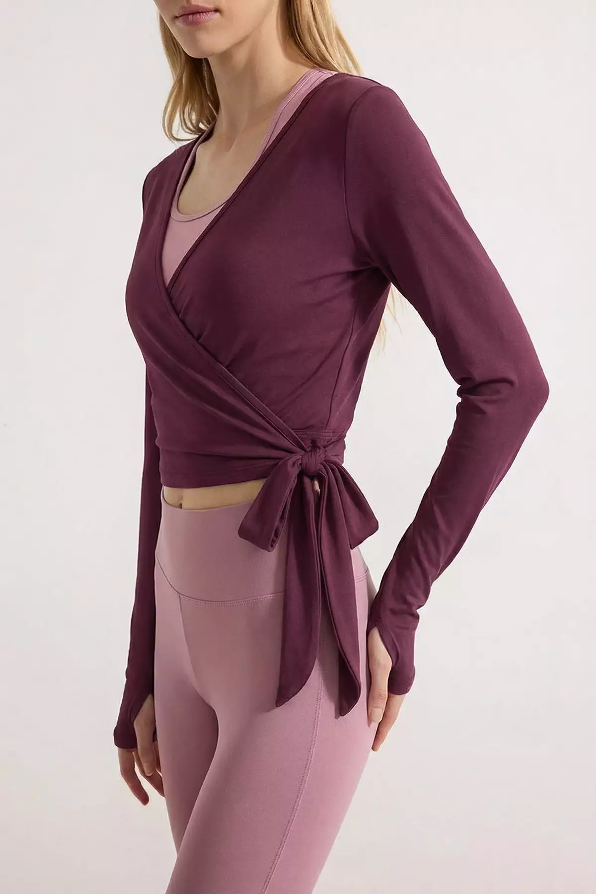 Mürdüm Micro Crop Blouse Thmss26Bz00002