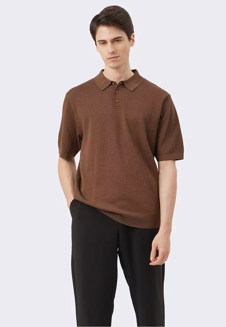 Men's Ribbed Collar Polo with Hem Band - The New Standard – BOCU Lifestyle