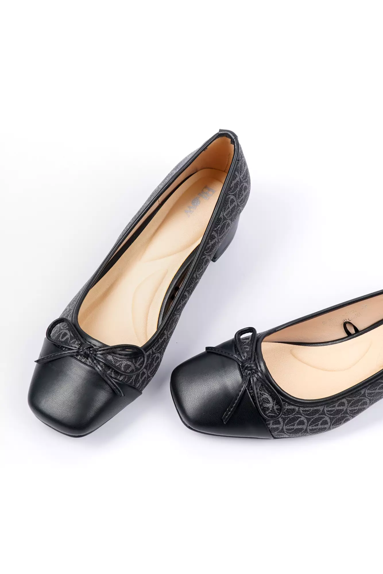 Blow Lana Urban Classic SAB Block Heels Square Toe Pantofel 4 cm BLWHEEL 0002