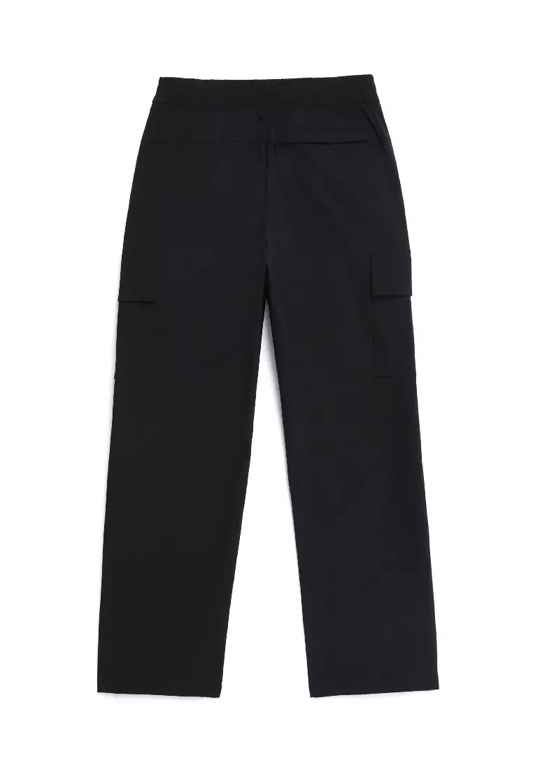 男女同款ARCHELON梭織彈性直腳長褲