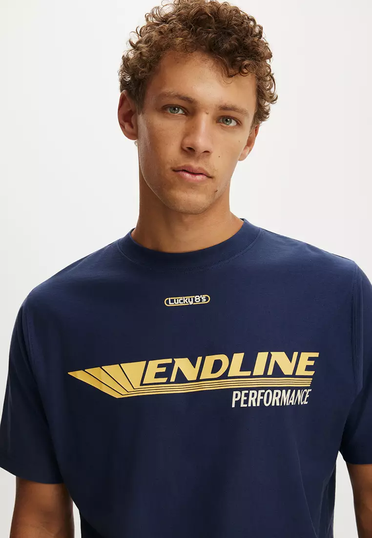 Cropped Fit Graphic T-Shirt