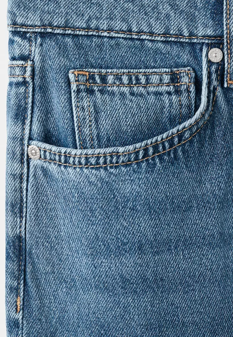 Matilda Medium-Rise Straight-Fit Jeans