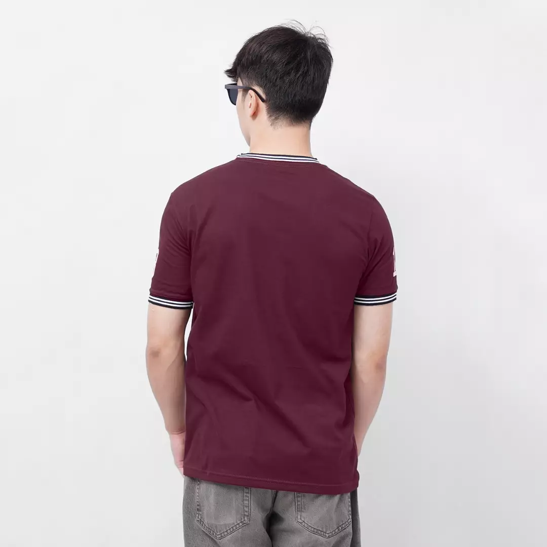 Ryusei Kaos Pria Yokohama Burgundy