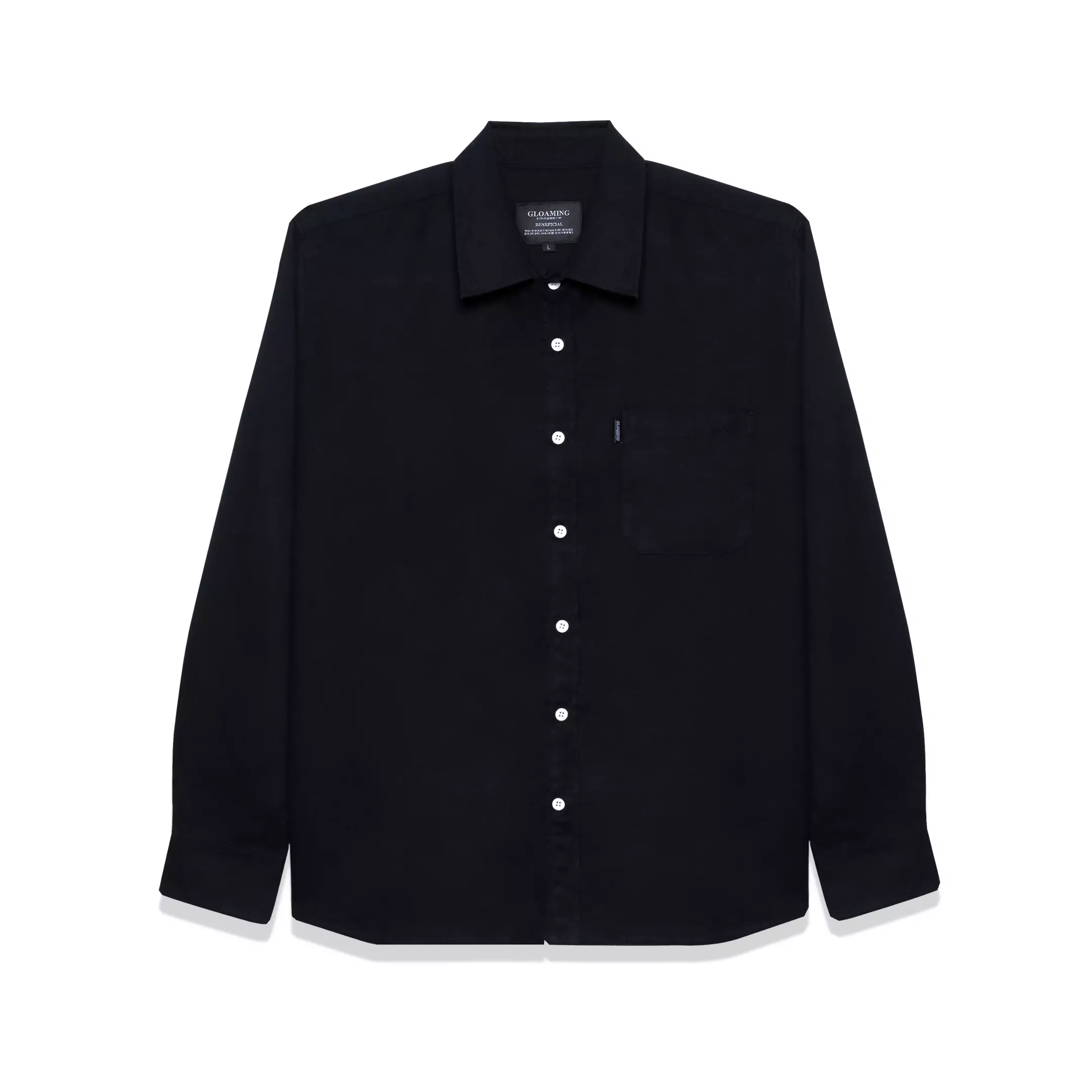 Gloaming Kemeja Fit Lebar Premium Breathable & Stylish Black