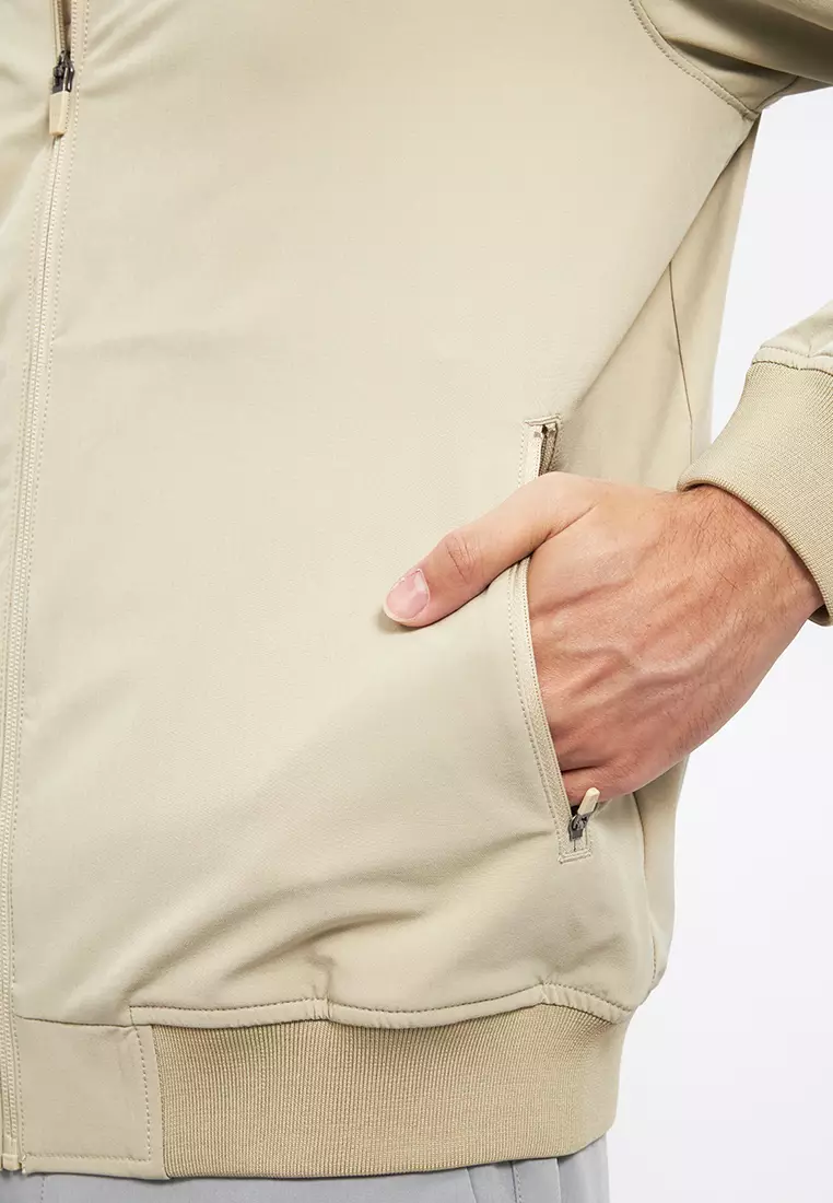 High Collar 4-Way Stretch Jacket