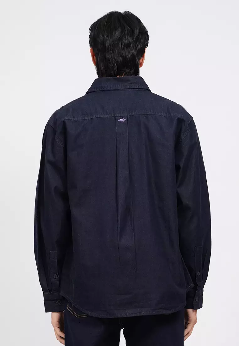 Wrangler X Ageless Galaxy Shirt Long Sleeve Oversized CALEB 04A25