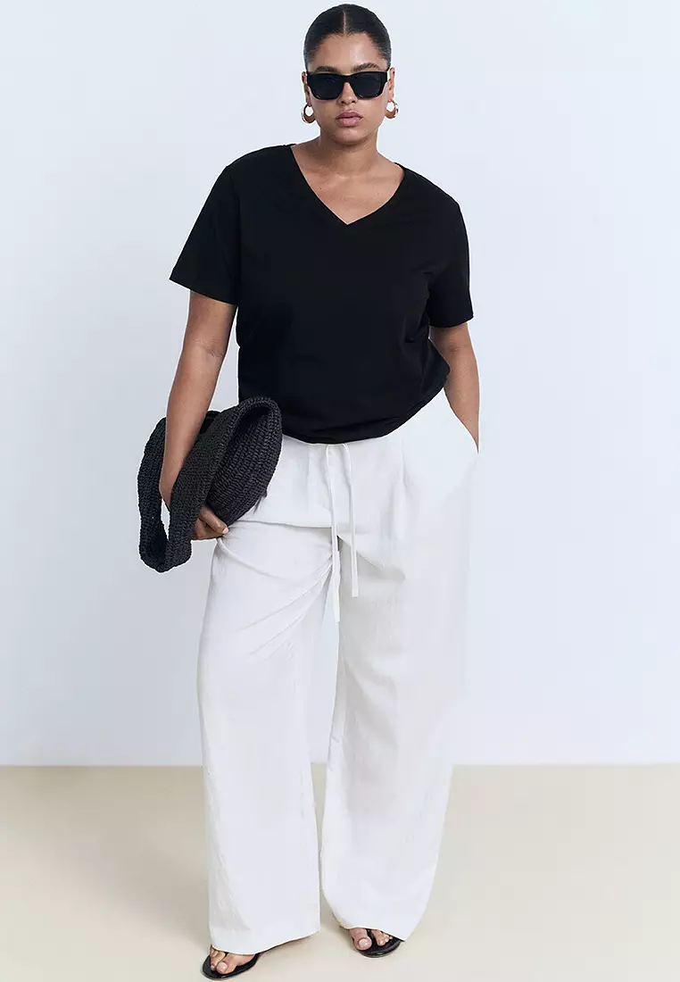 V-Neck Cotton T-Shirt