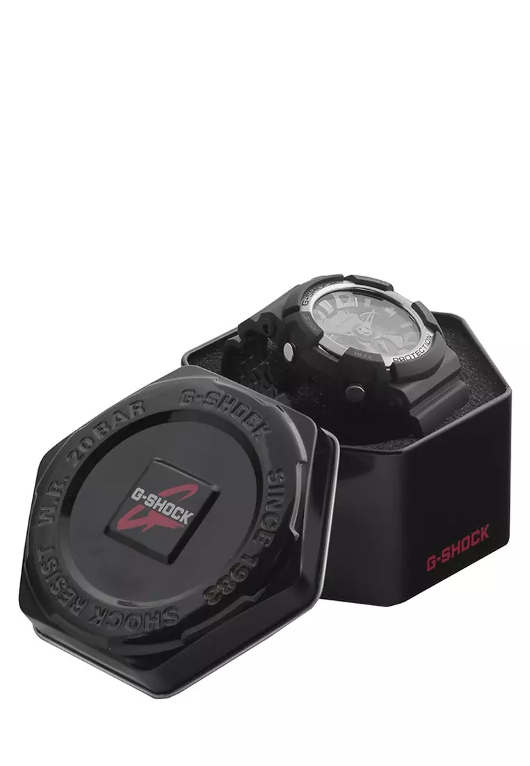 Casio G-SHOCK Jam Tangan Pria - Black - Silicon - GA-200-1ADR