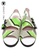 Carven green Pre-Loved carven Green & White Printed Patent Leather Sandals BBBE1SH00033C3GS_2