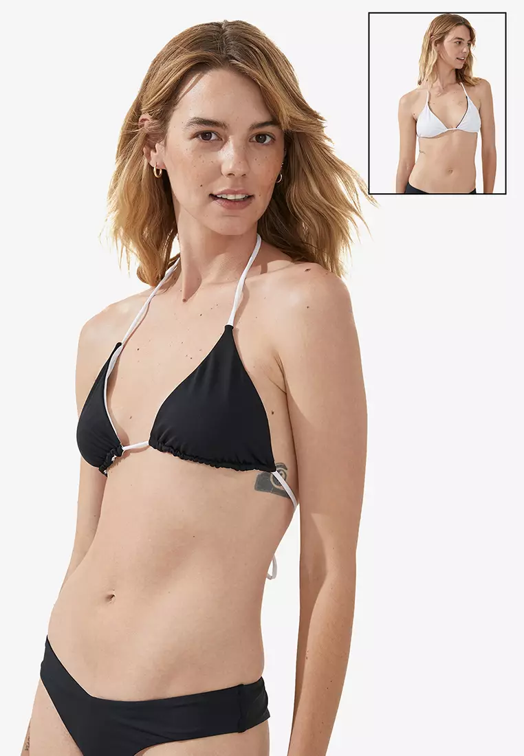 Buy Cotton On Body Reversible Slider Triangle Bikini Top Online ZALORA Malaysia