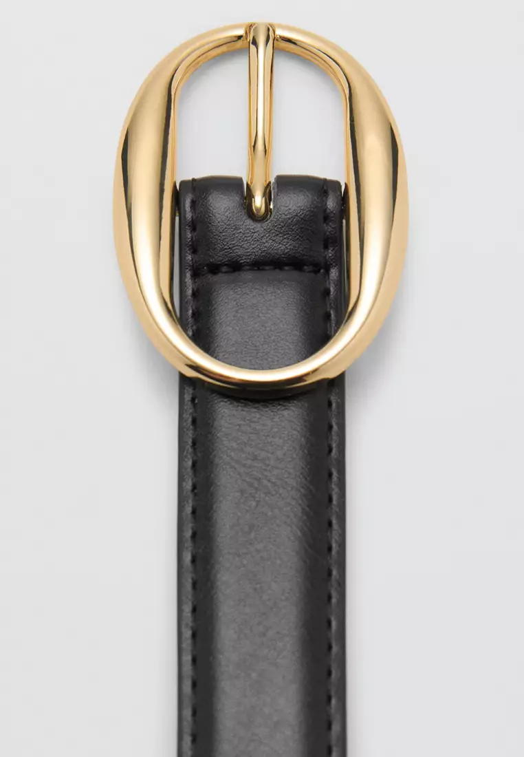 Oval Buckle Belt