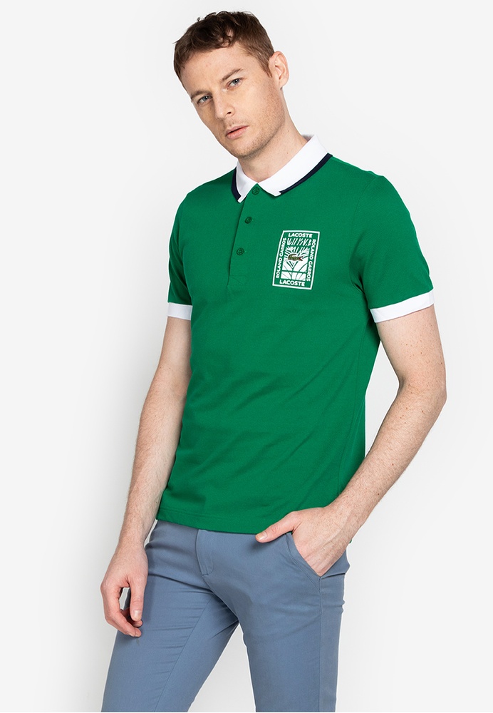 Buy Lacoste Men's SPORT Roland Garros Exclusive Logo Pique ...