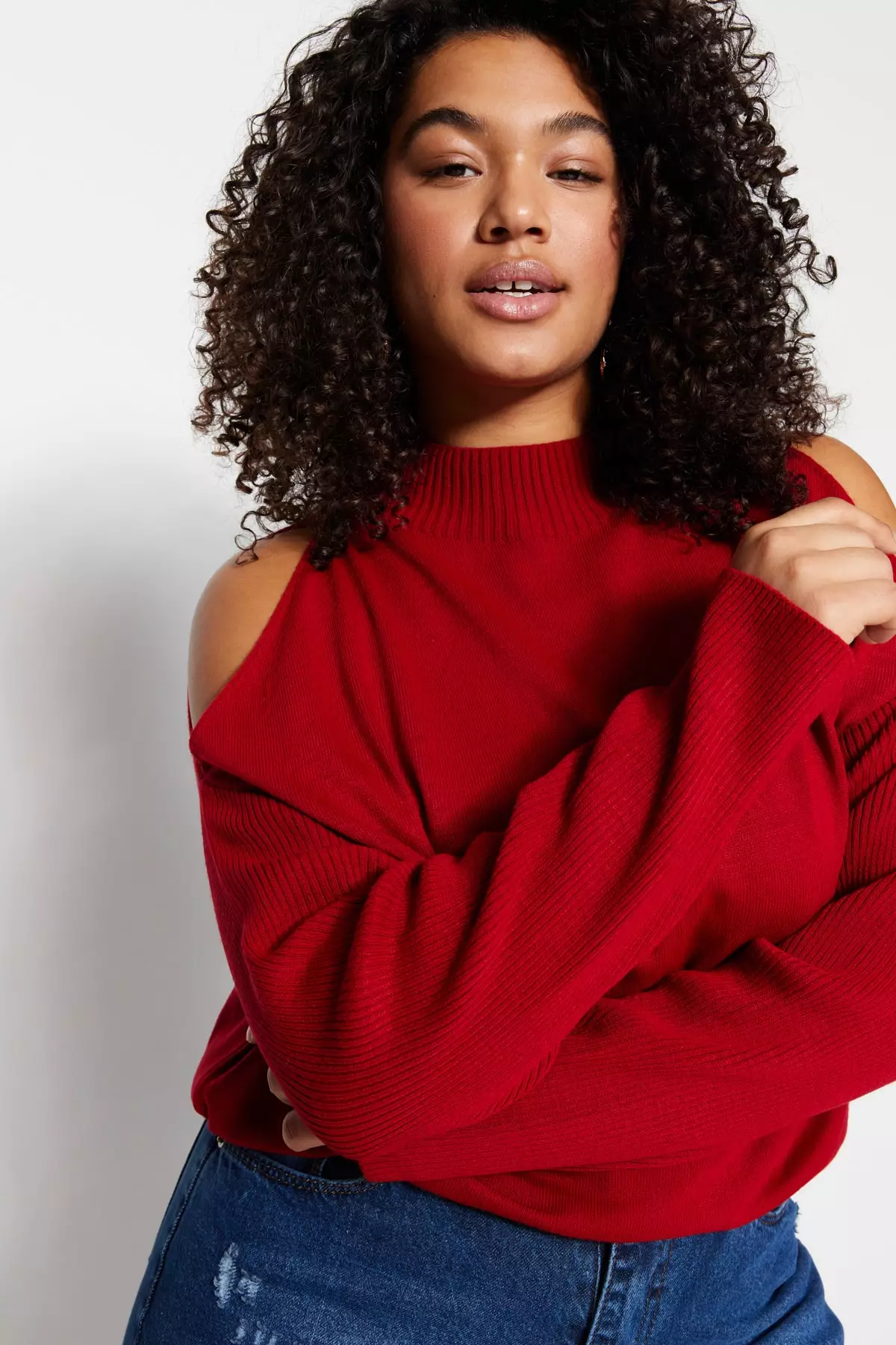 Cut Out Detailed Knitwear Sweater