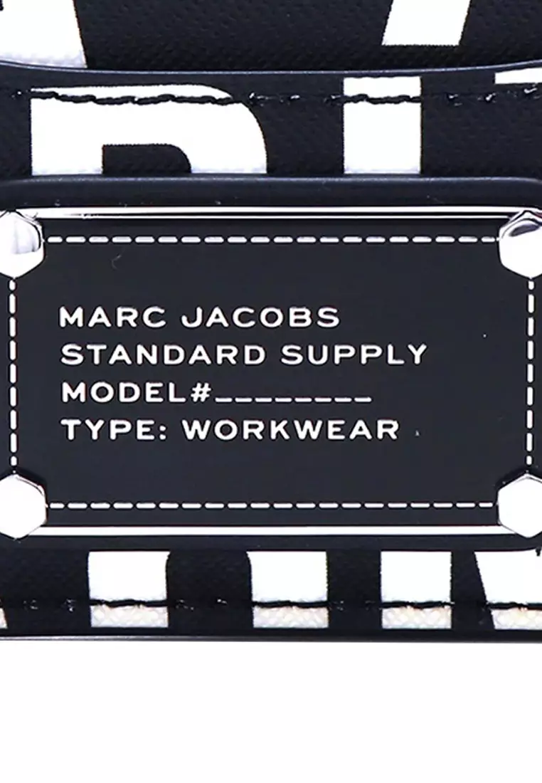 Jumbled Logo Trademarc Card Case - Black/ White 4S4SMP008S02