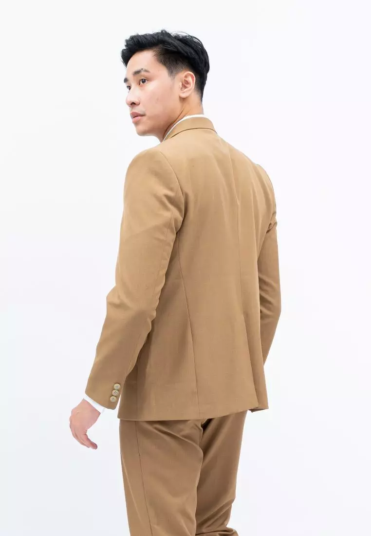 Houseofcuff Jas Set Celana Formal Blazer Mocca Formal Pria Jas Nikah