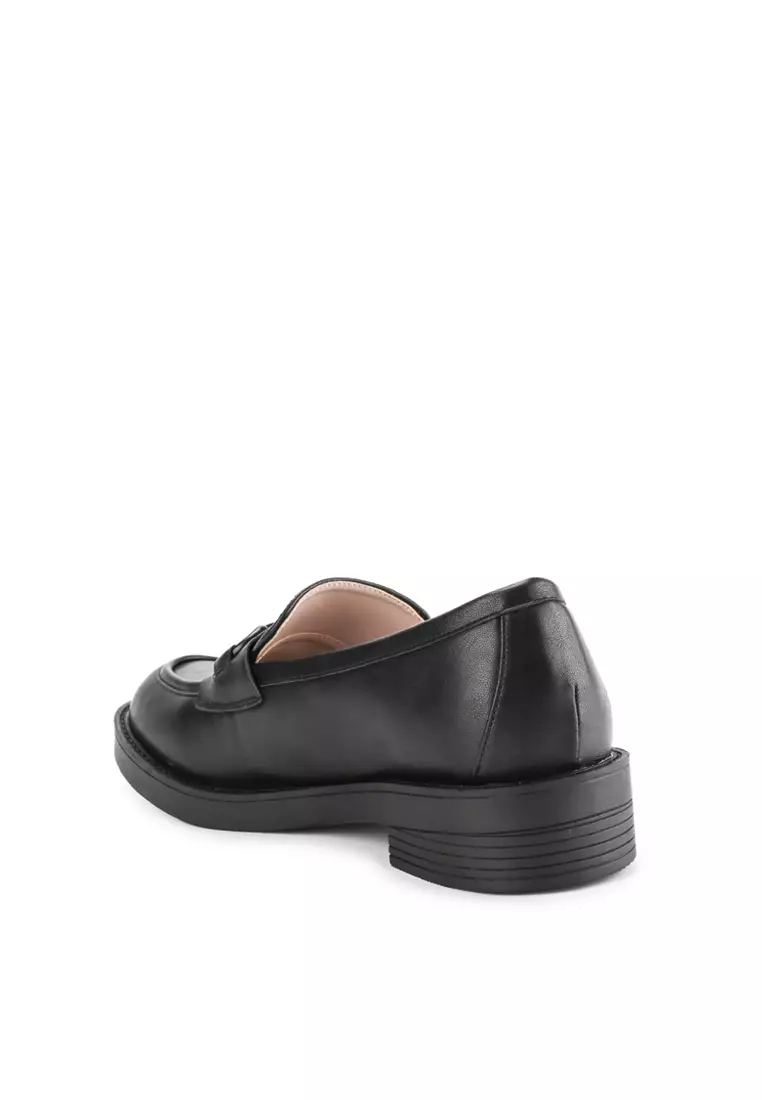 KELSEY J2385-1 FLAT SHOES LOAFERS BLACK