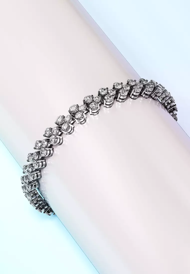 Krystal Couture KRYSTAL COUTURE Chitra Tennis Bracelet Embellished with