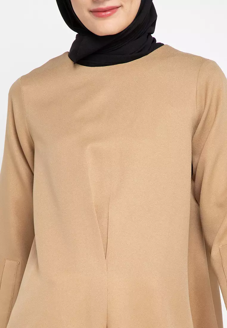 Lillia Blouse In Brown