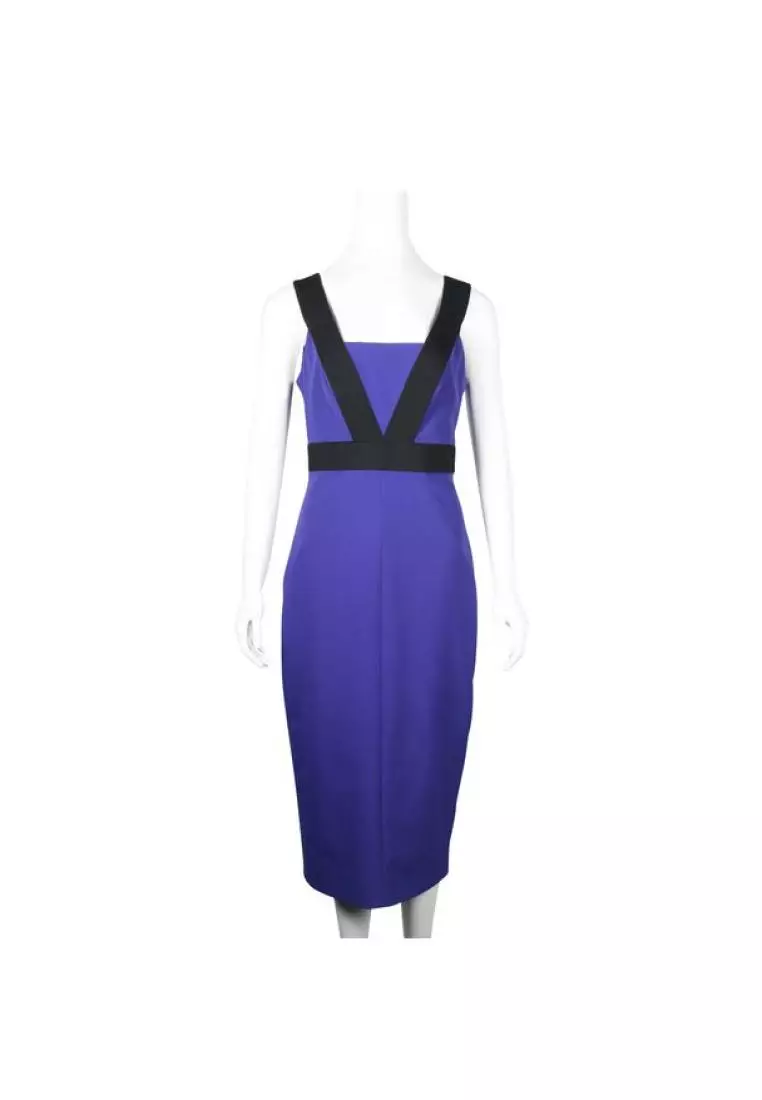 Purple and black cocktail dress sale