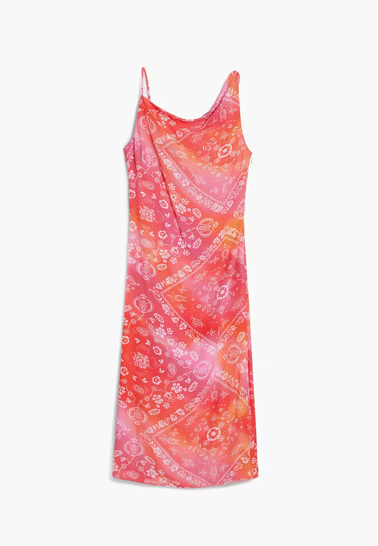 Multicolor bandana dress