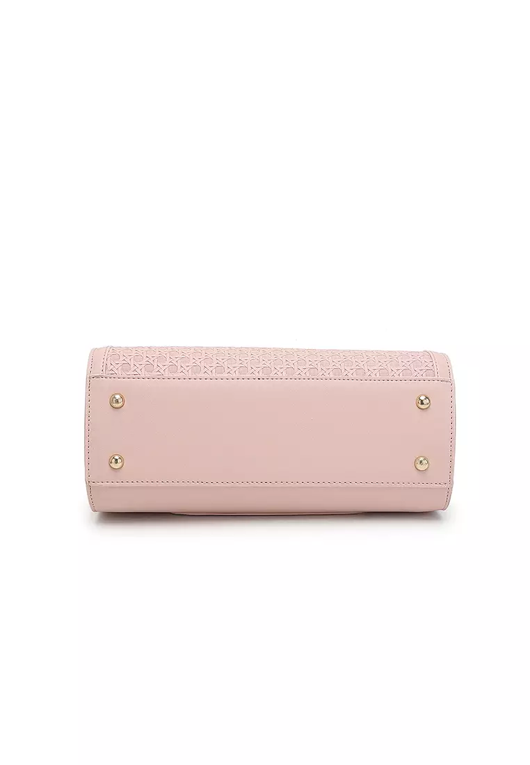 Women's Top Handle Bag / Sling Bag / Crossbody Bag - Pink