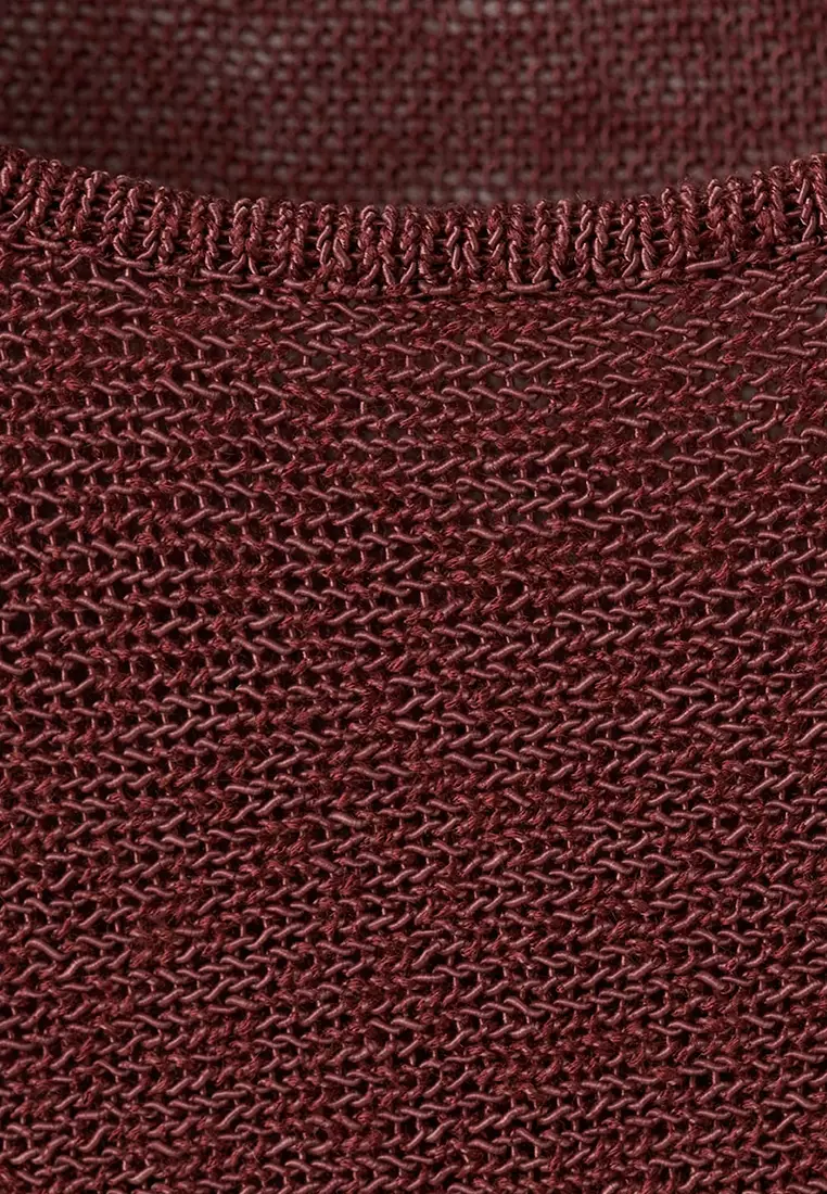 Short-Sleeved Knitted Sweater