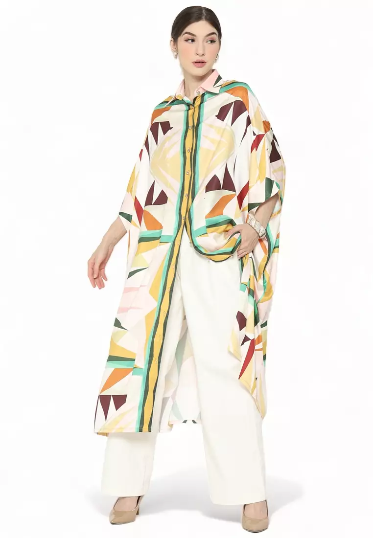 Kanzi Collared Kaftan