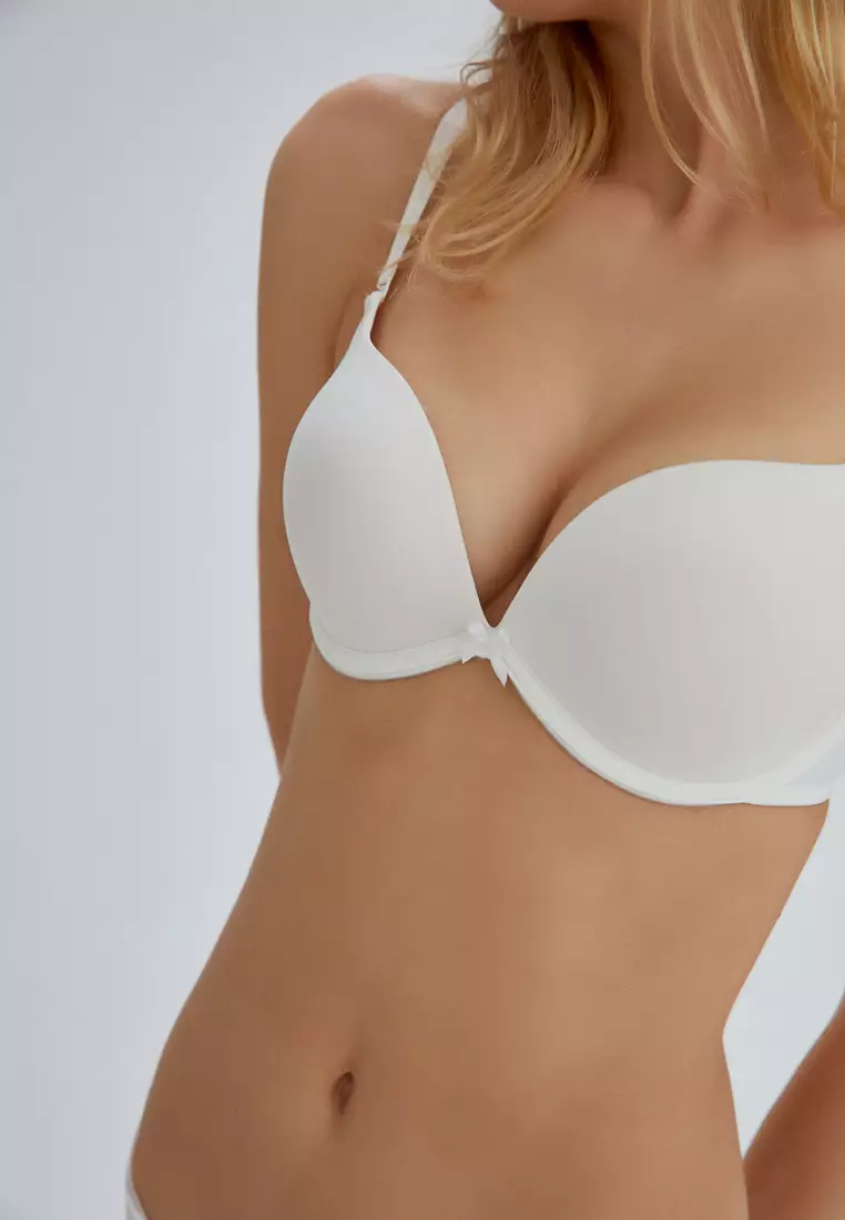 Emilia White Bra, Sexy Underwear