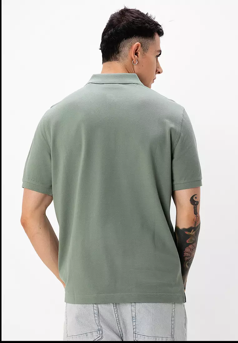 Regular Fit Shield Piqué Polo Shirt