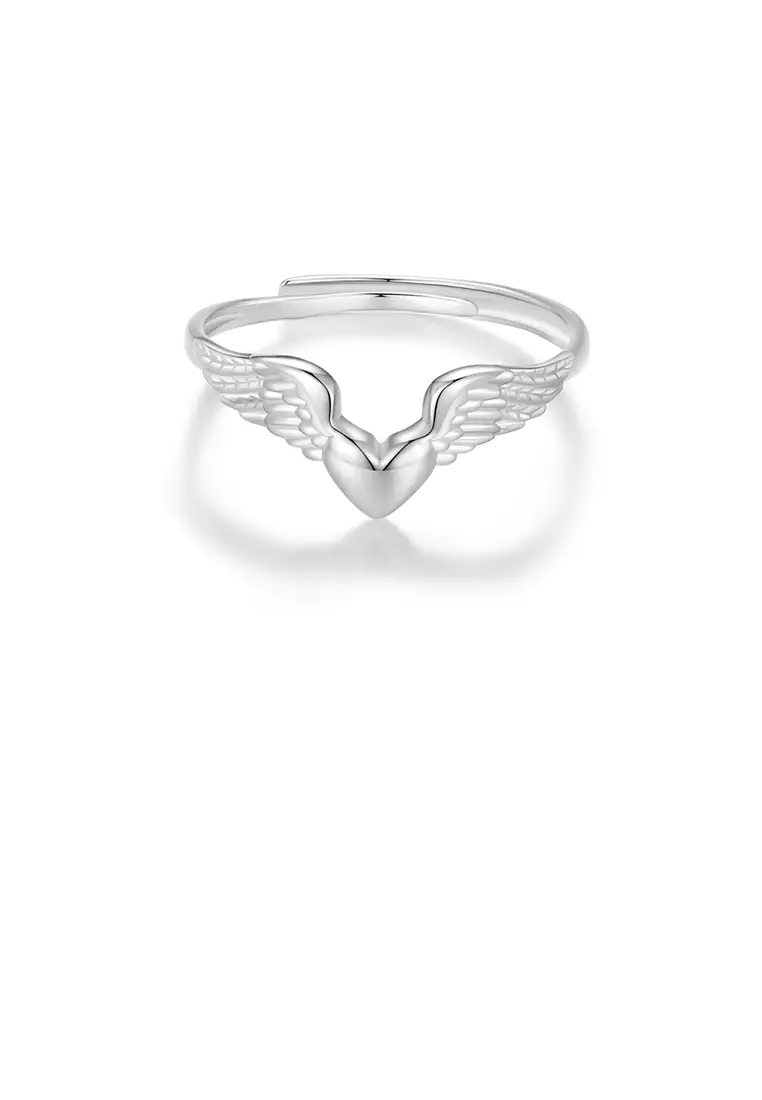 Buy Glamorousky 925 Sterling Silver Fashion Simple Heart Shape