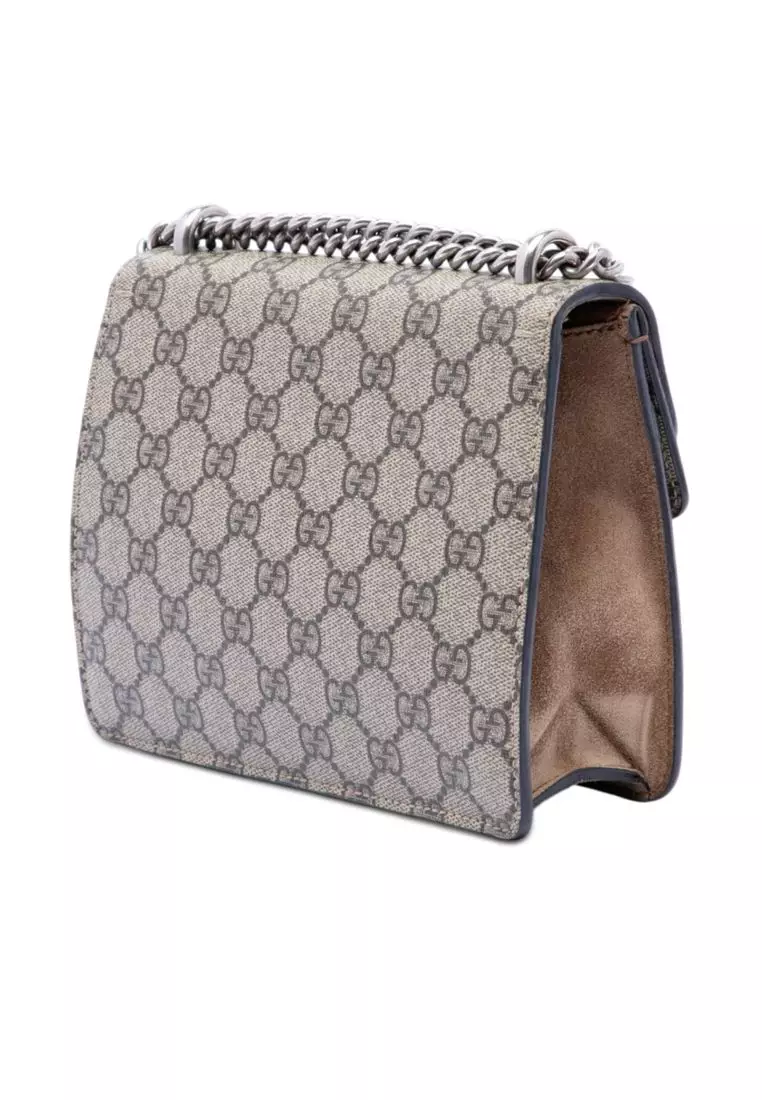 Pre-Loved Gucci Small Gg Supreme Dionysus Crossbody