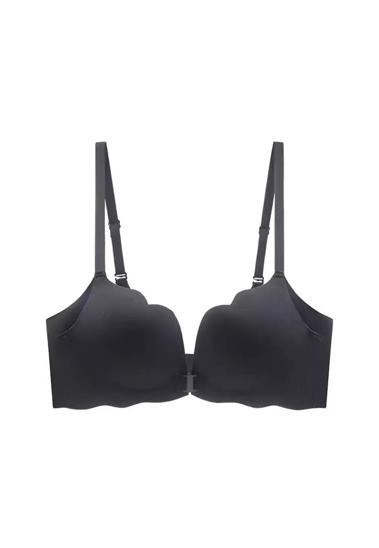 Premium Miley Double Push Up Bra in Black