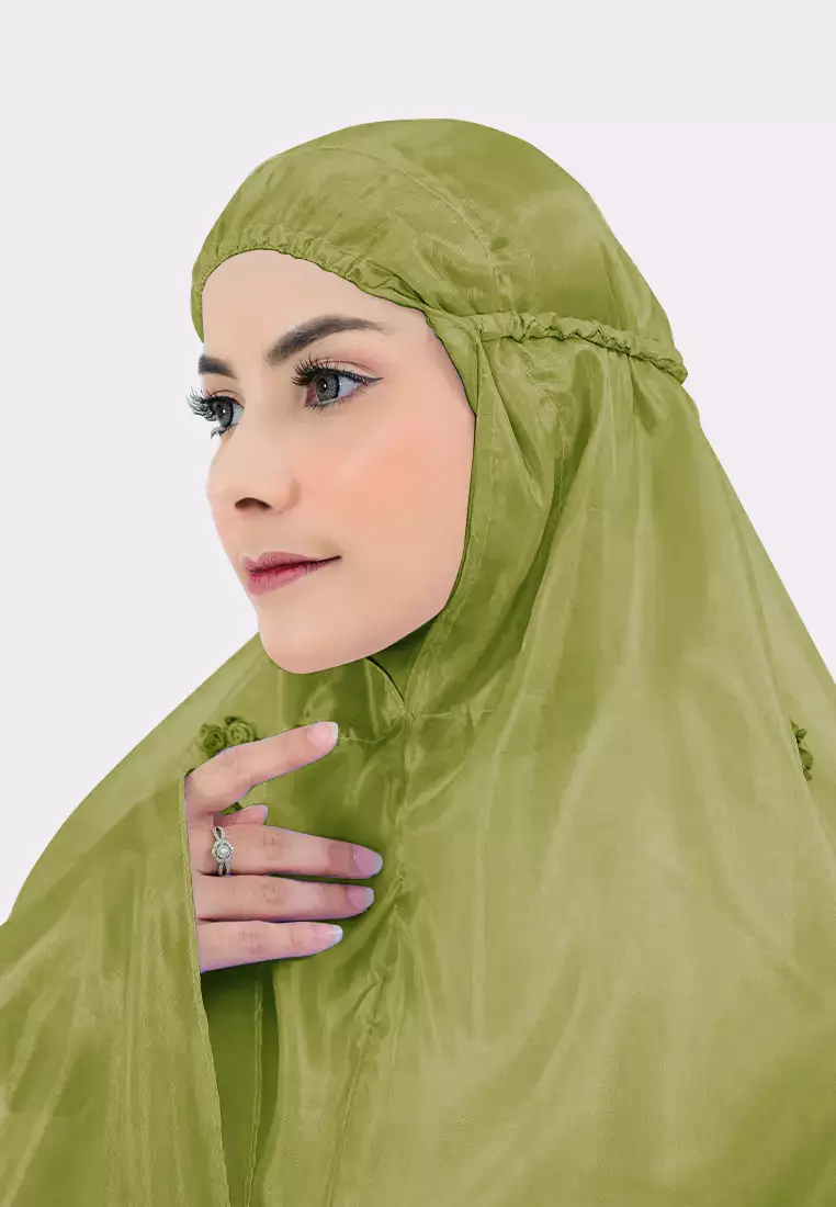 Cotton Bee - Mukena Traveling Syamma Sulam Pouch Mika Prayer Set