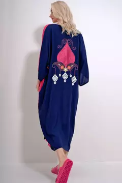 Navy Blue-Fuchsia