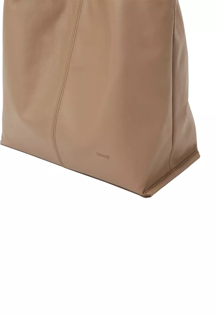 LATTICE 籃子手提袋 - 奶糖色