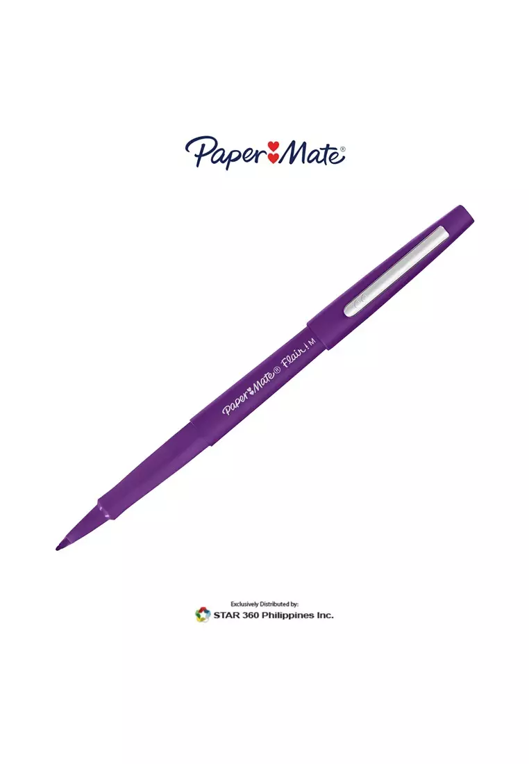 Buy Paper Mate Flair Medium Point 12s Purple 2024 Online