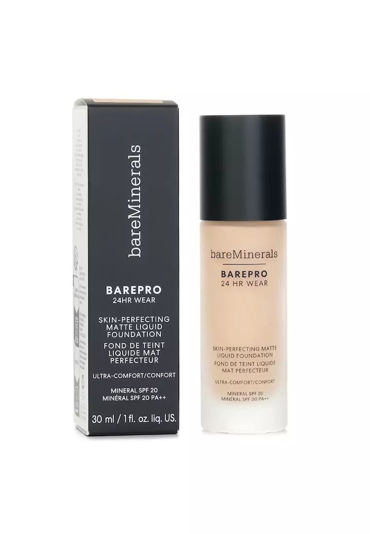 BAREMINERALS - BAREPRO 24HR WEAR Skin Perfecting Matte Liquid Foundation Mineral SPF 20 - # Fair 10 Neutral 30ml/1oz