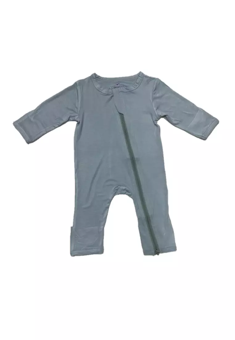 Buy Viva Felicity Long Sleeves Baby Bamboo Dual Zipper Sleepsuit 2023 ...