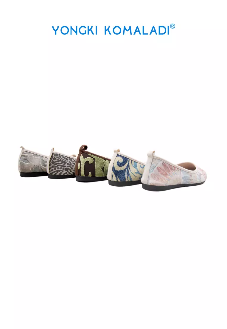 [ ORIGINAL ] YONGKI KOMALADI FLATSHOES OL-ASDR8235-24 HIJAU