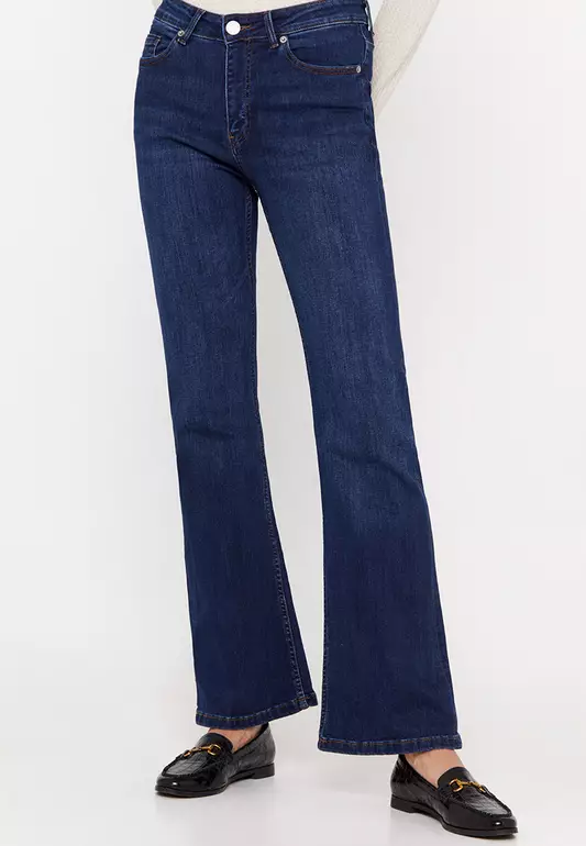 5-Pocket Bell-Bottom Trousers