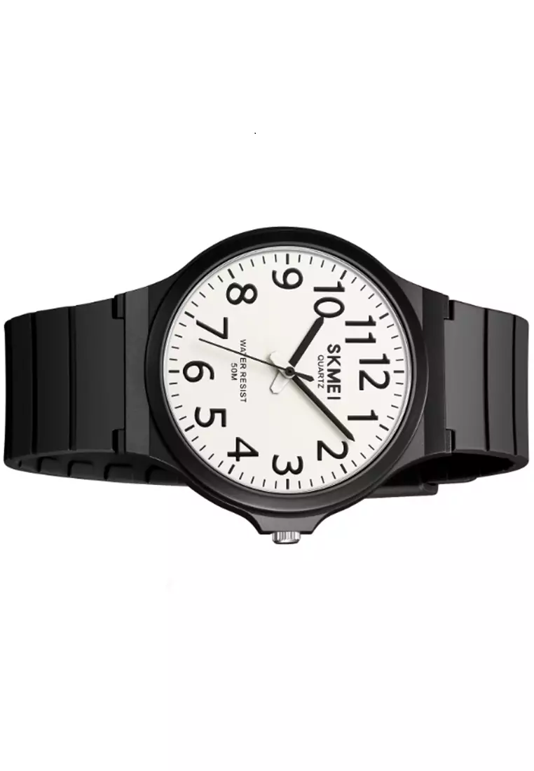 Jam Tangan Analog Pria Waterproof Strap Tali Material TPU DV44 ORIGINAL