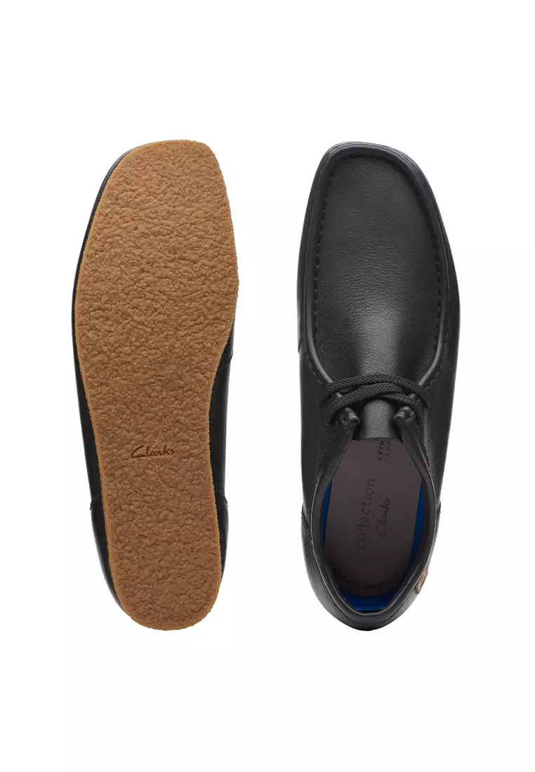 Buy Clarks Mens Shacre II Run Wallabee Shoes - Black Leather
