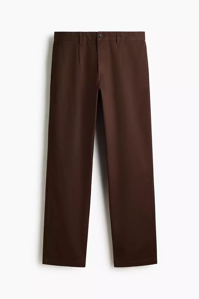 Relaxed Fit Cotton twill chinos