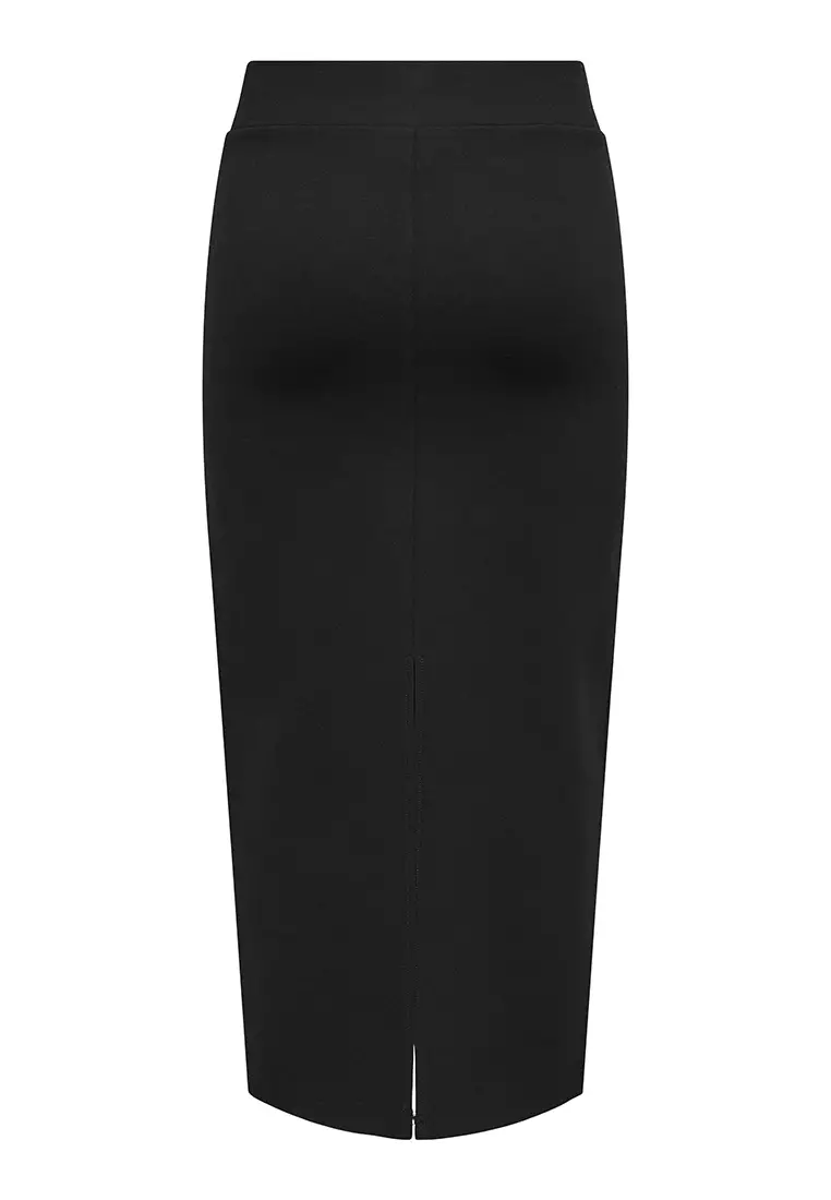 Tia Long Slit Pencil Skirt