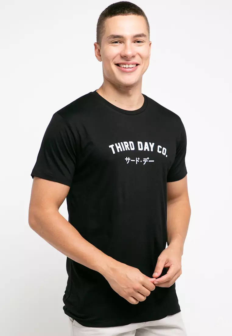MTH45 thirdday tdco t-shirt kaos unisex tangan pendek hitam black